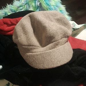 August wool newsboy cap hat